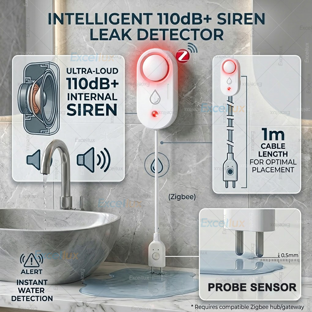 Smart Water Leak Sensor ZigBee - Water Alarm Sensor のレビューと価格