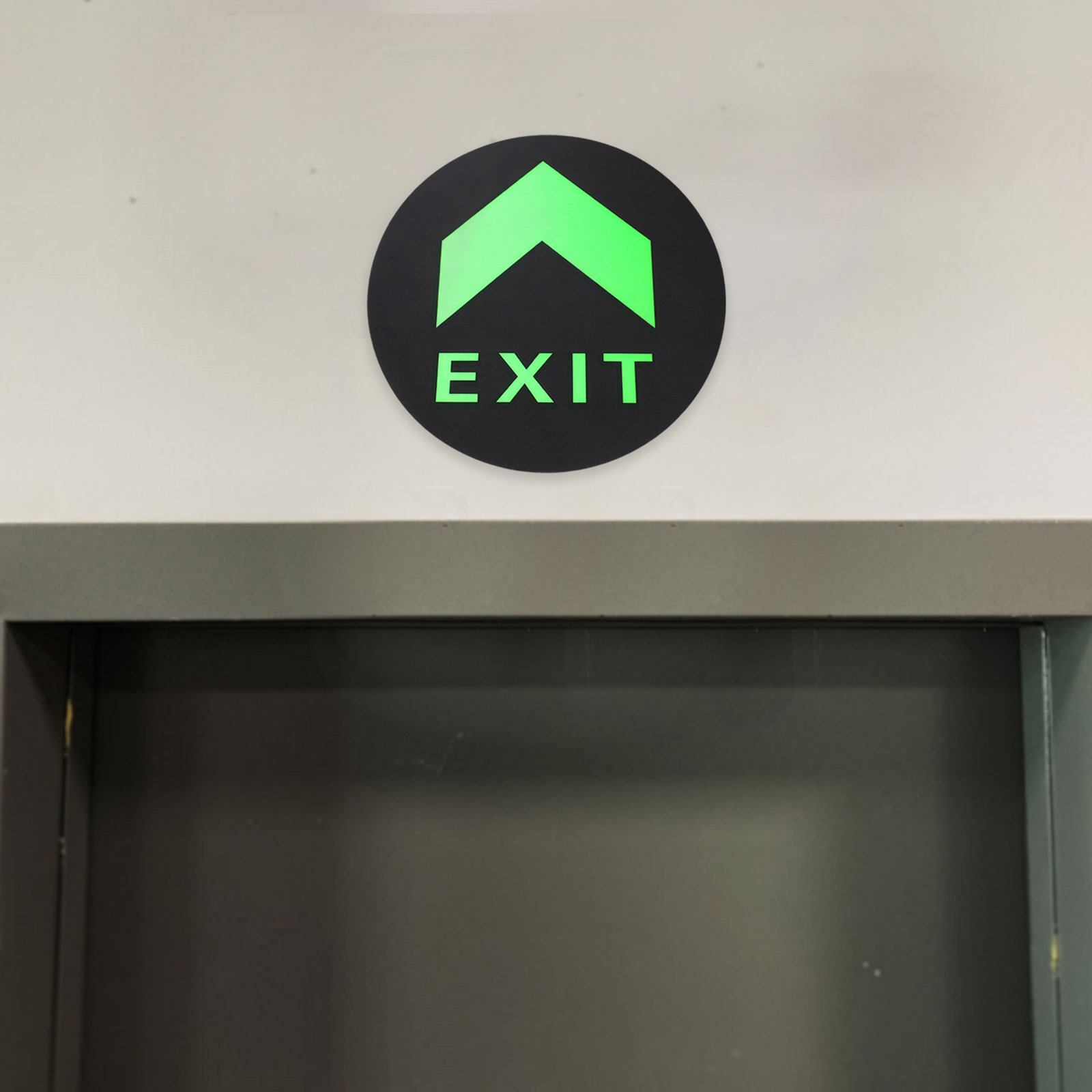 5Pcs Glow in Dark Exit Sign St - Emergency Exit Sign のレビューと価格