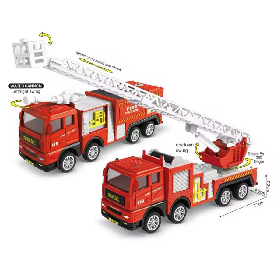 1pc-Alloy Fire Truck 1:32 Simu - Fire Escape Ladder のレビューと価格