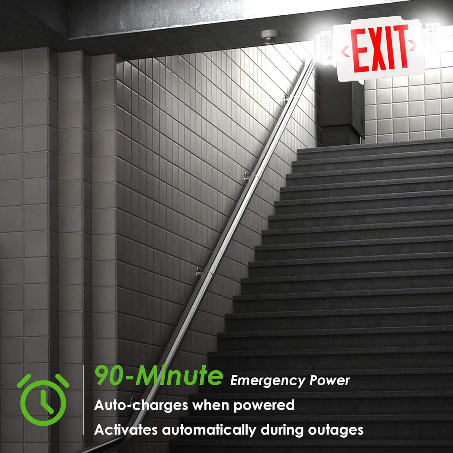 LED Emergency Exit Sign with 2 - Emergency Exit Sign のレビューと価格