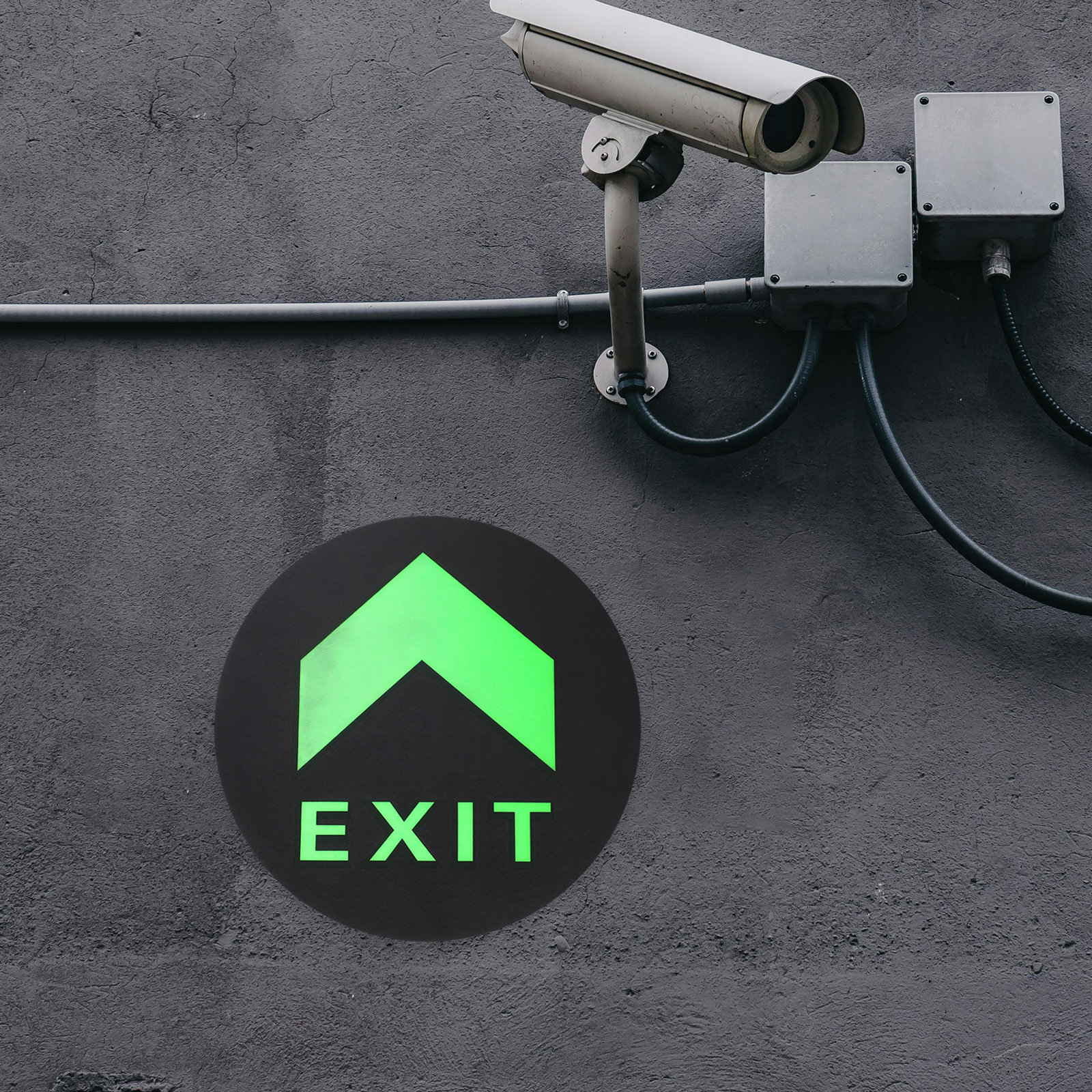 5Pcs Exit Sign Stickers Night  - Emergency Exit Sign のレビューと価格