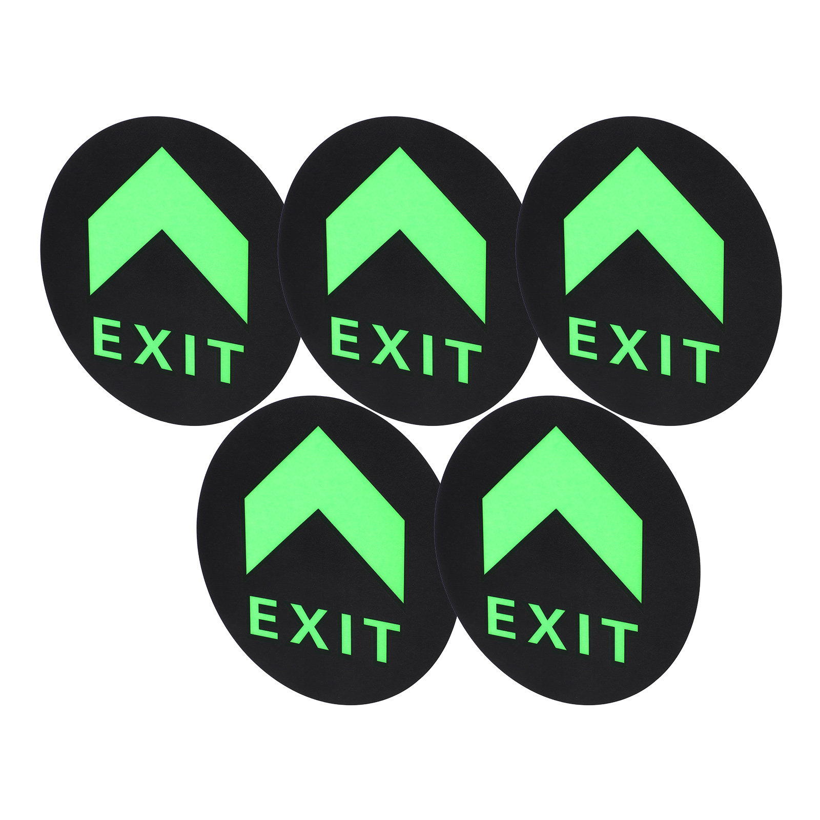 5Pcs Exit Sign Stickers Night  - Emergency Exit Sign のレビューと価格