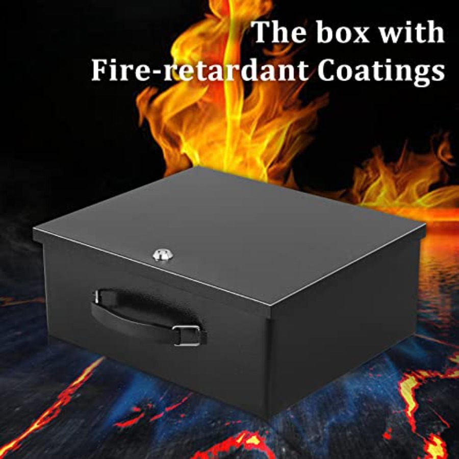 Portable Metal Safe Box with K - Fire Safe Document のレビューと価格