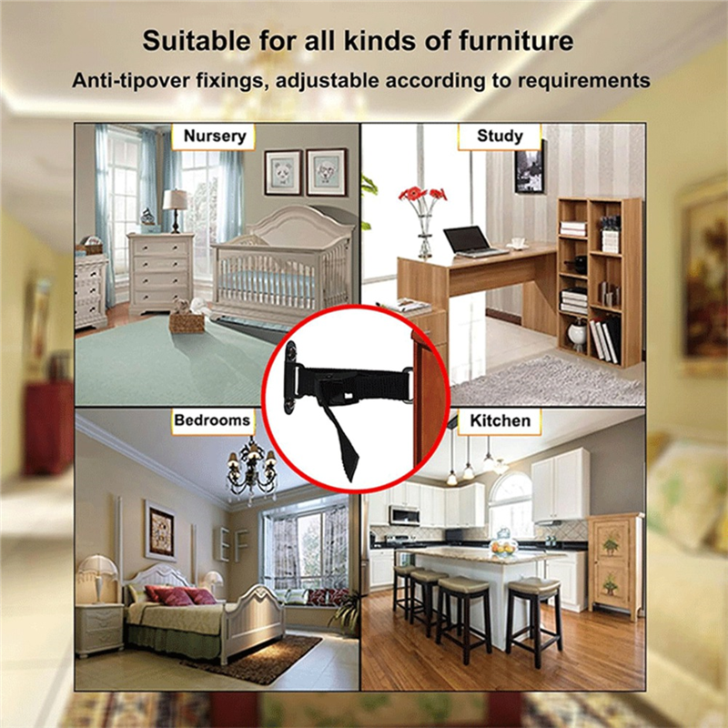 A93Z Furniture Anchors, Adjust - Earthquake Anchor Strap のレビューと価格
